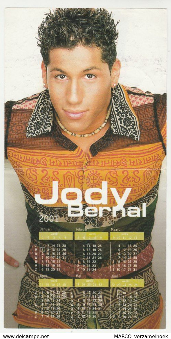 Kalender 2001 Jody Bernal (NL) - Petit Format : 2001-...