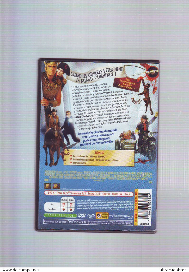 Dvd : La Nuit Au Musée 2 - Children & Family