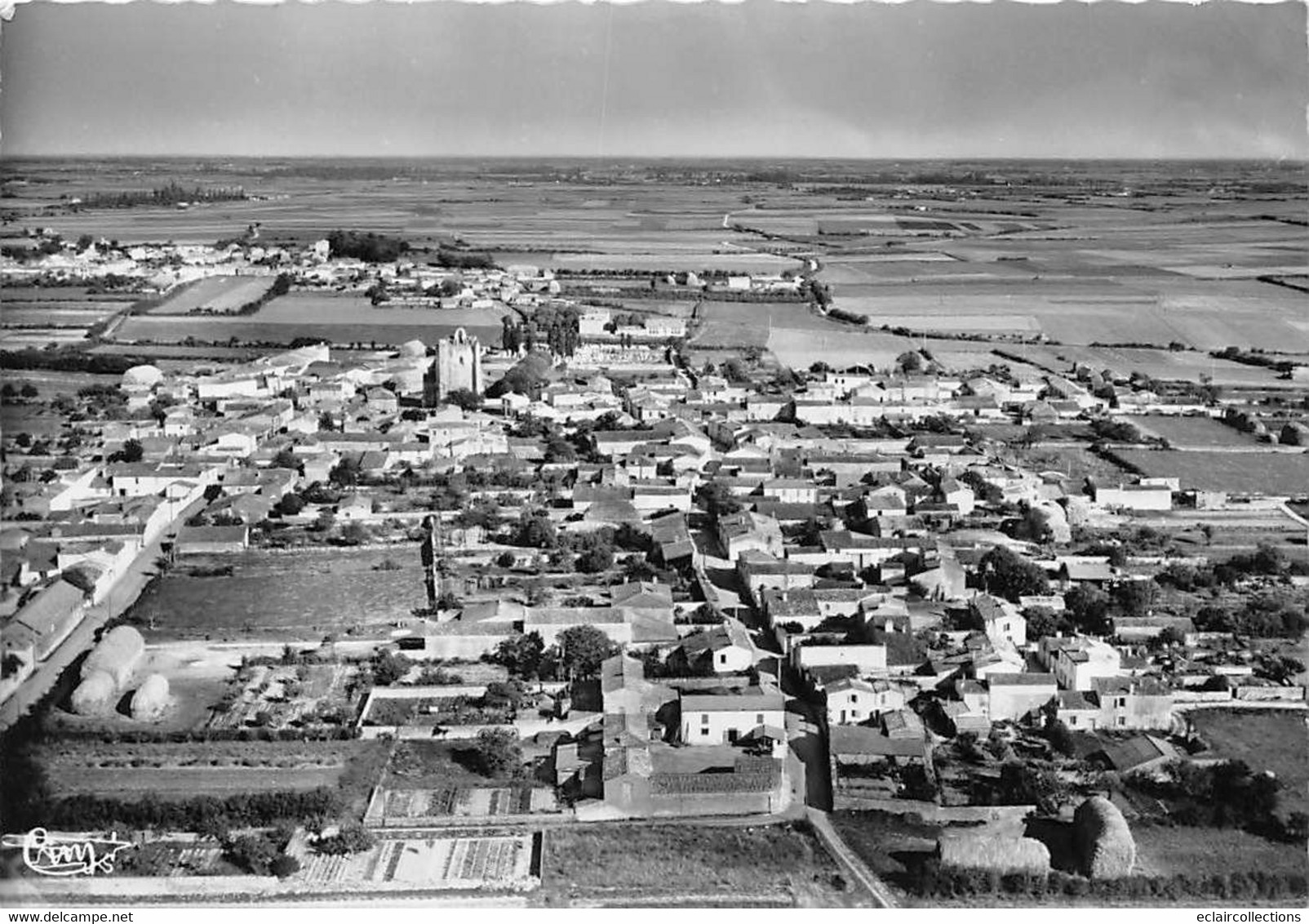 Marsilly      17     Vue Générale Aérienne   10x15         (voir Scan) - Other & Unclassified