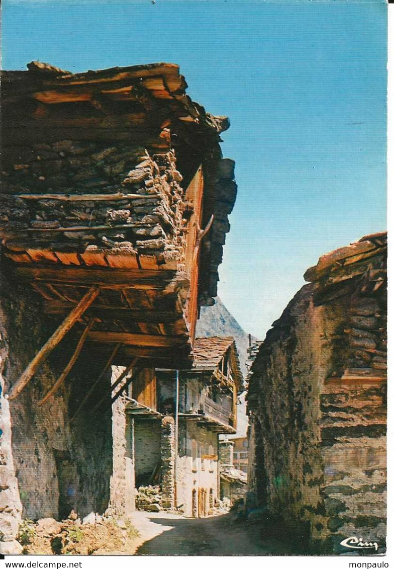 73. CPM. Savoie. Haute Maurienne. Bonneval Sur Arc. Ses Rues Pittoresques - Bonneval Sur Arc