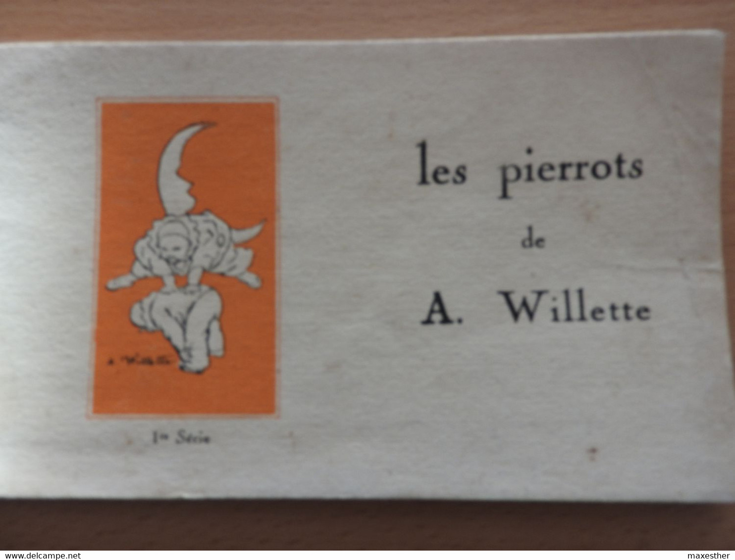 Illustrateur A.Willette , Les Pierrots (  Carnet De 6 Cartes ) - Wilette