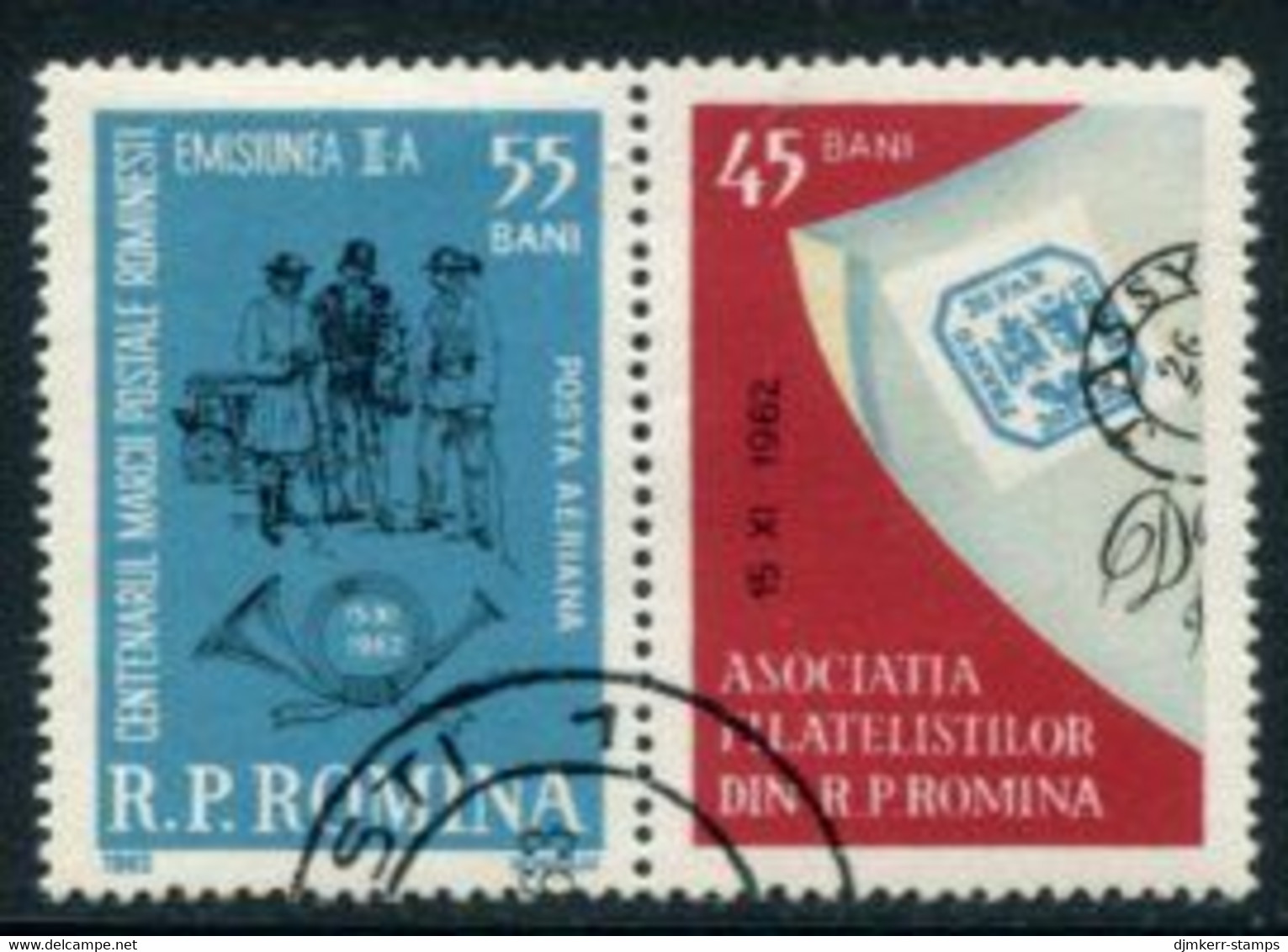 ROMANIA 1962 Stamp Day MNH / **.  Michel 2116 - Gebraucht