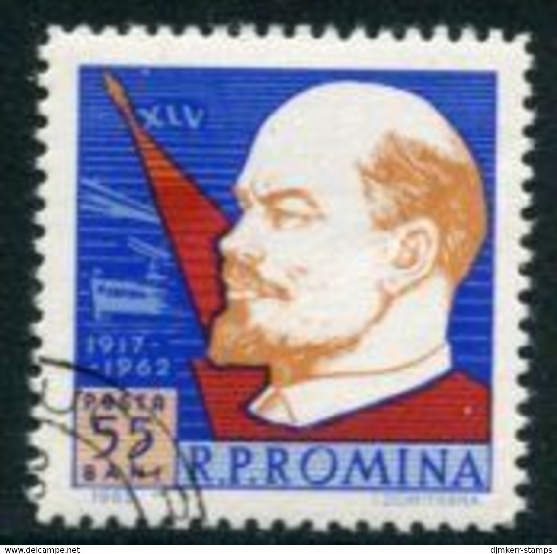 ROMANIA 1962 October Revolution Used.  Michel 2115 - Oblitérés