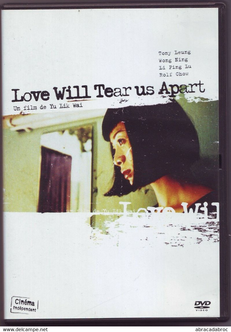 Dvd : Love Will Tear Us Apart -de Yu Lik Wai - Avec Tony Leung - Klassiker