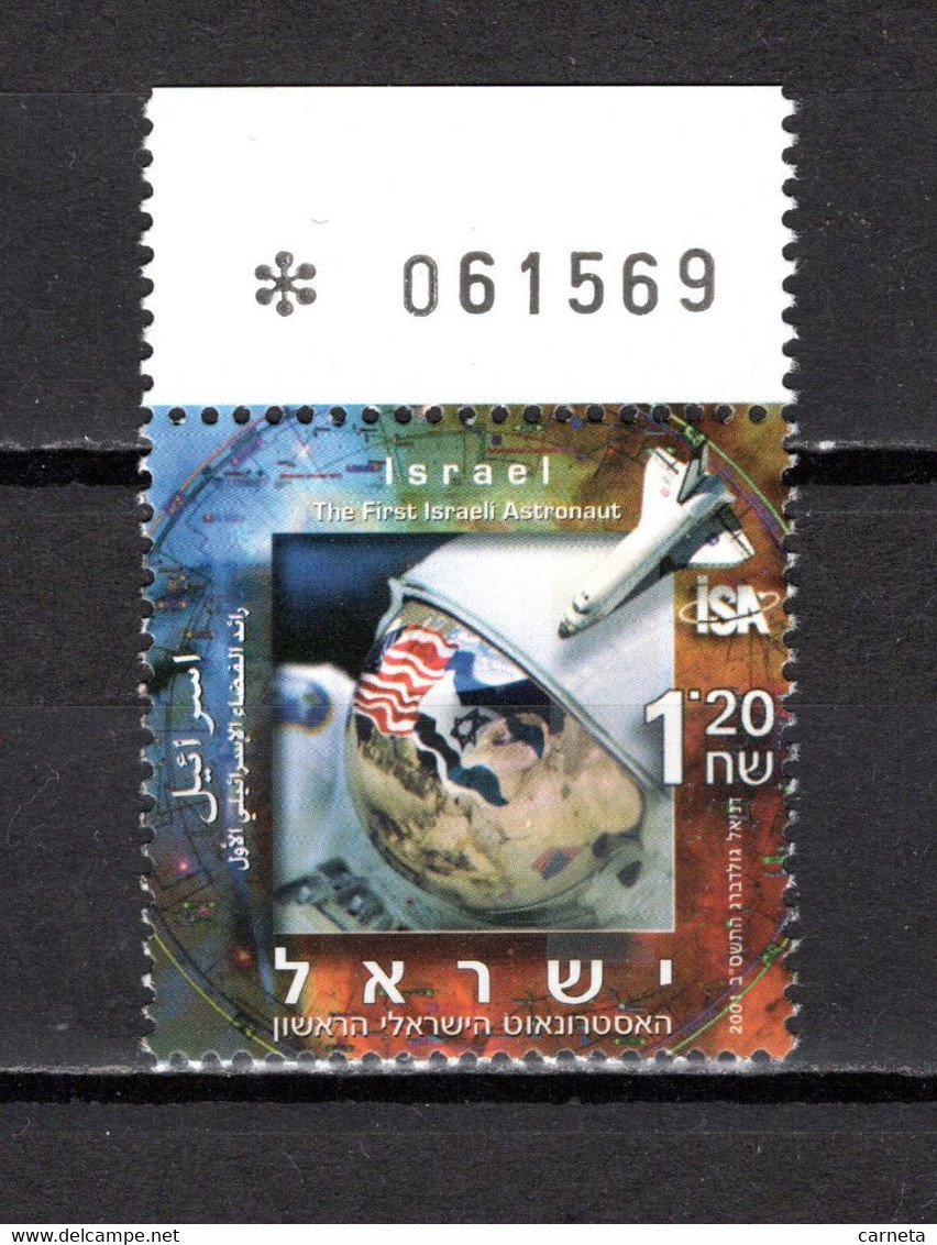 ISRAEL  N° 1580  NEUF SANS CHARNIERE COTE 0.90€   ESPACE - Ongebruikt (zonder Tabs)