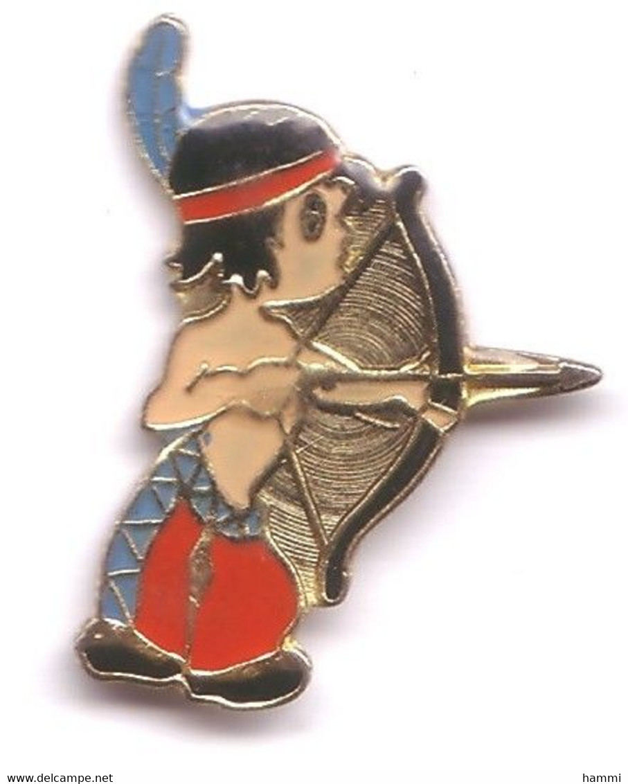 SP75 Pin's Tir Arc Indien Ute Achat Immédiat - Tir à L'Arc