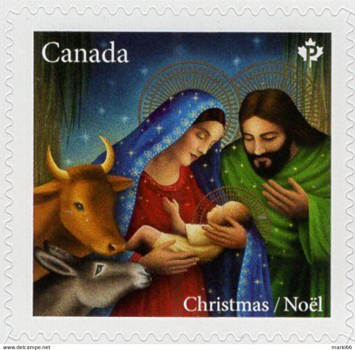 Canada - 2020 - Christmas - Nativity - Mint Self-adhesive Booklet Stamp - Unused Stamps