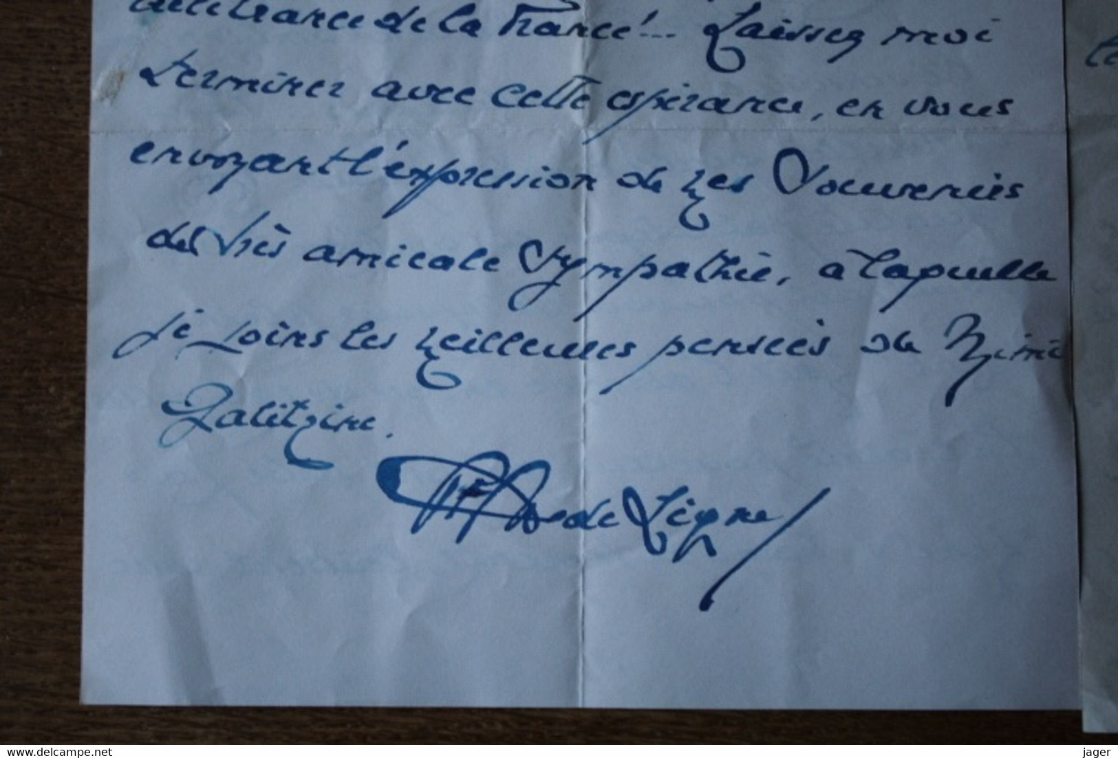 lot de 4 d'autographes à identifier   vers 1930  1940