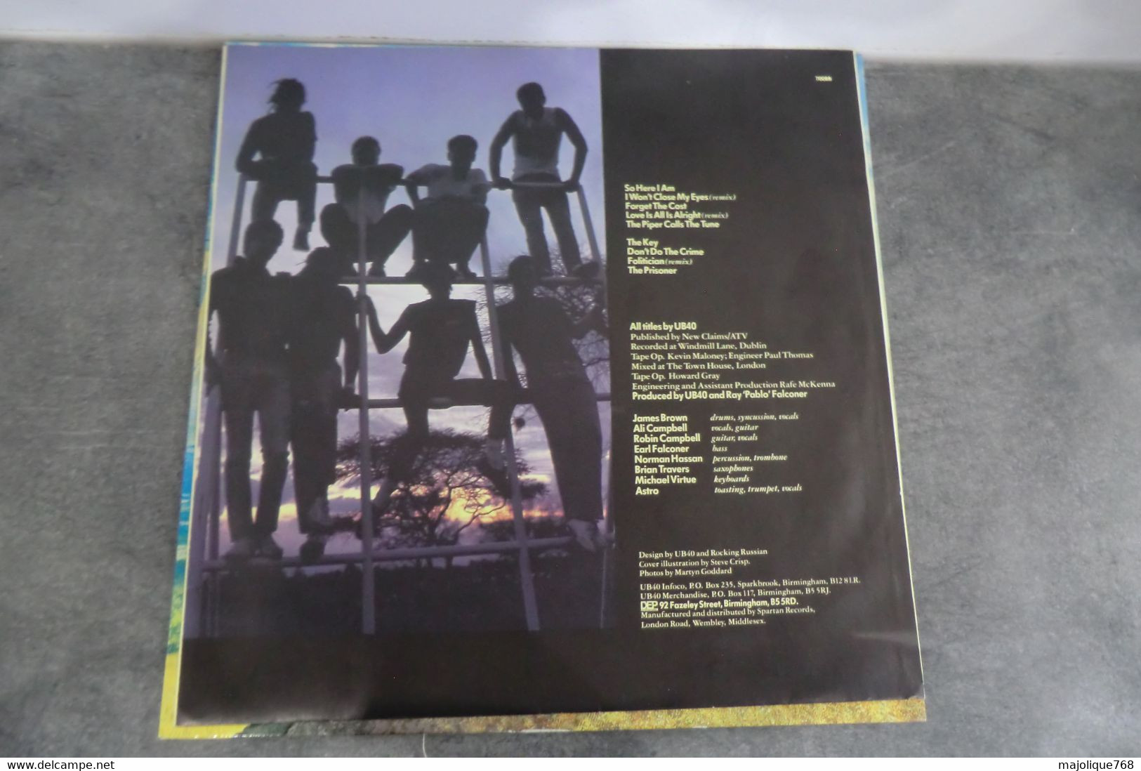 Disque De  UB40 "UB44"   - So Here I Am - DEP International 70099 - France 1982 - Reggae