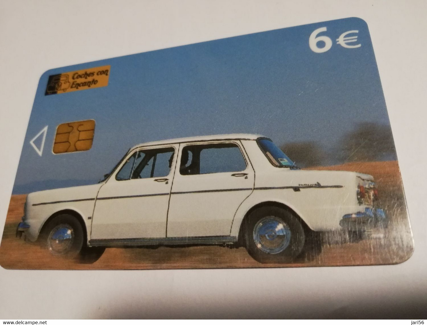 SPAIN/ ESPANA   € 6 ,- AUTOMOBILES SIMCA 1000   Nice  Fine Used  CHIP CARD  **3909** - Private Issues