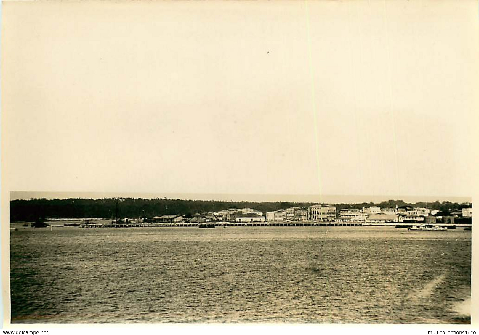 231120A - PHOTO Années 1920 - TANZANIE ZANZIBAR  Vue Générale Débarcadère - Tanzanie