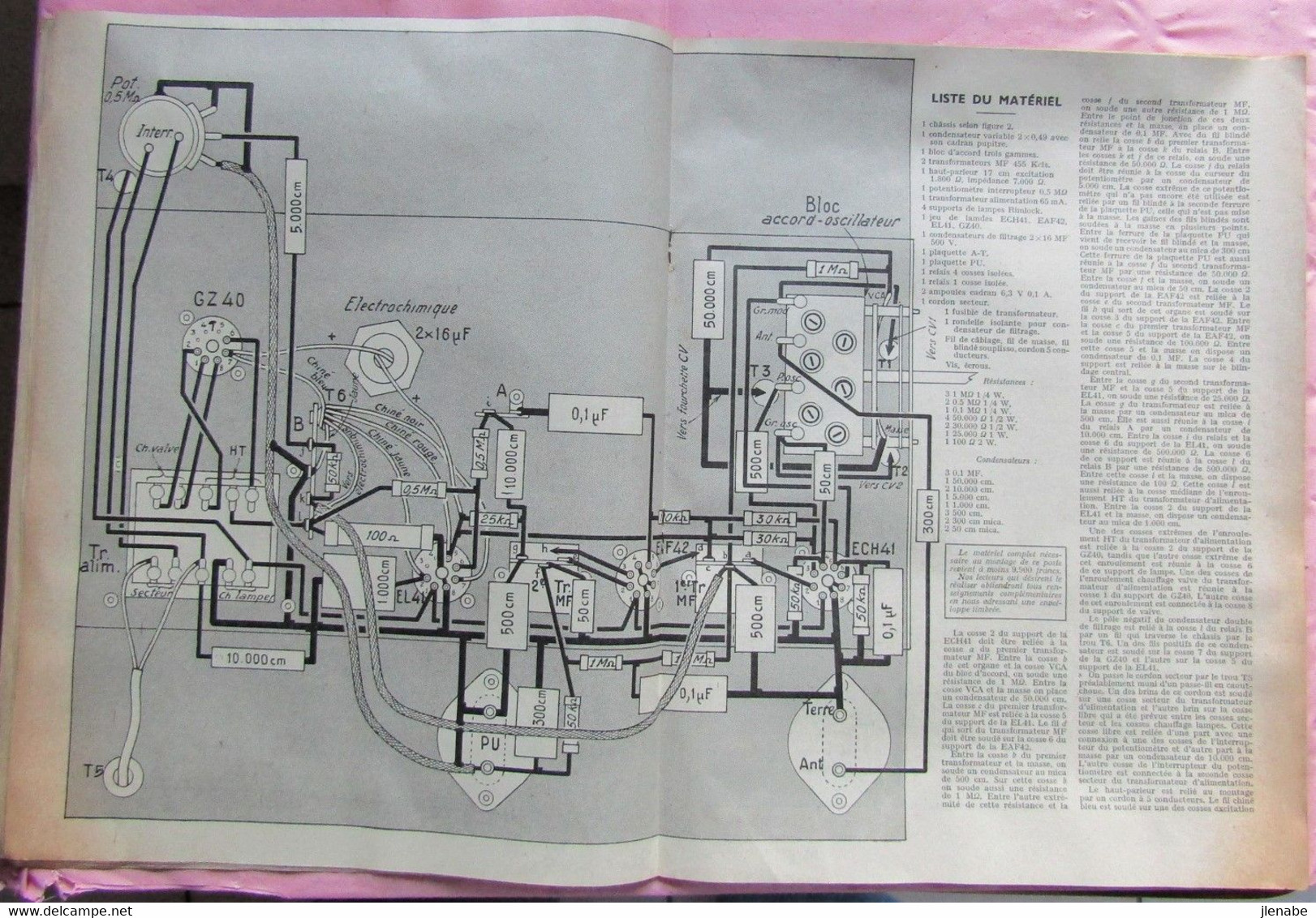 Vieux Magazine " Radio Plans " De Novembre 1951 - Audio-Video