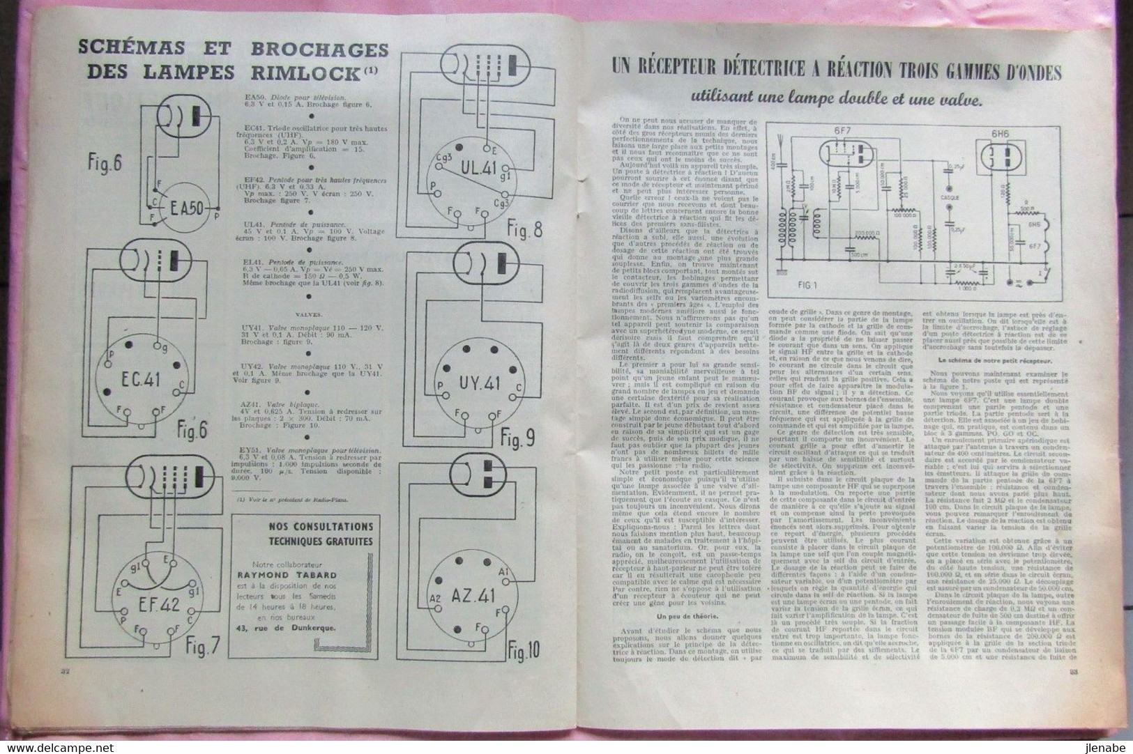 Vieux magazine " Radio Plans " de novembre 1951