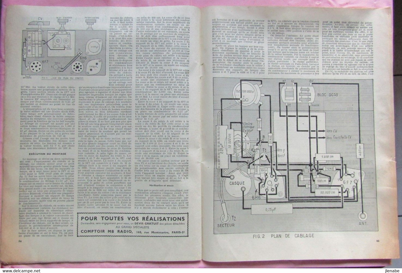 Vieux magazine " Radio Plans " de novembre 1951