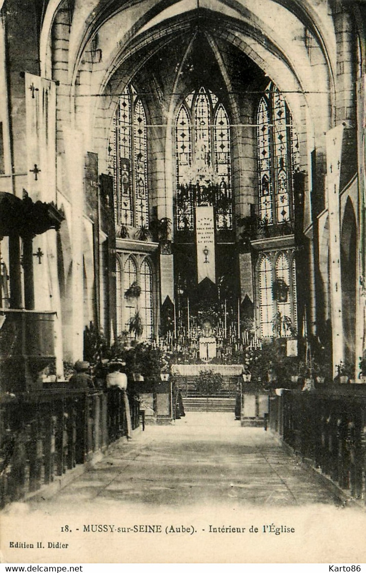 Mussy Sur Seine * Intérieur De L'église - Mussy-sur-Seine