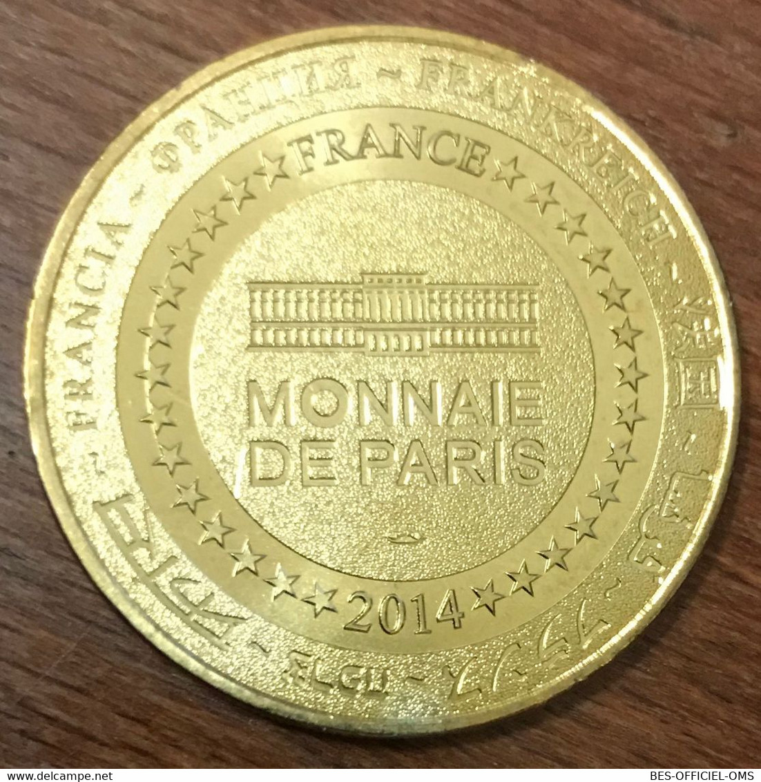 17 LA ROCHELLE CATHÉDRALE SAINT-LOUIS MDP 2014 MEDAILLE SOUVENIR MONNAIE DE PARIS JETON TOURISTIQUE MEDALS COINS TOKENS - 2014