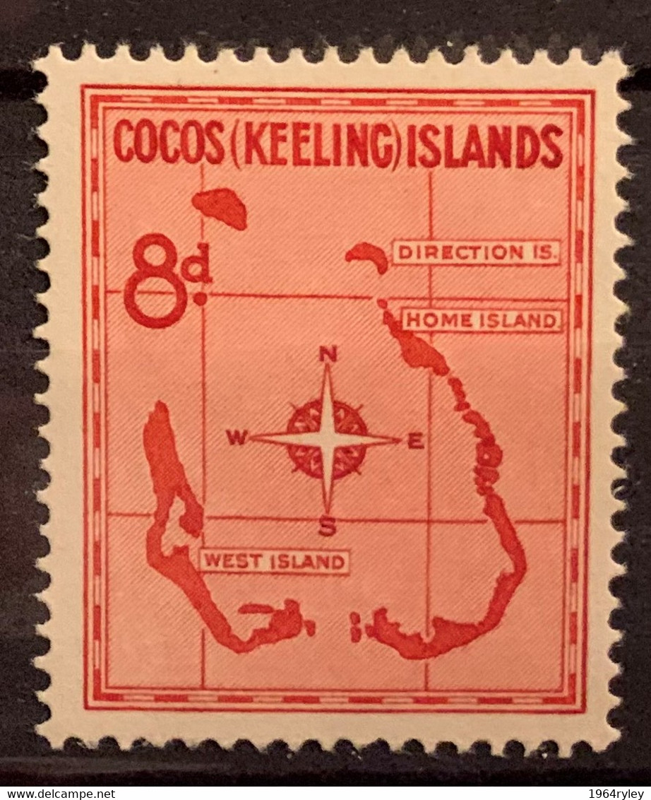 COCOS  - MNH**  - 1963   -  #  3 - Kokosinseln (Keeling Islands)