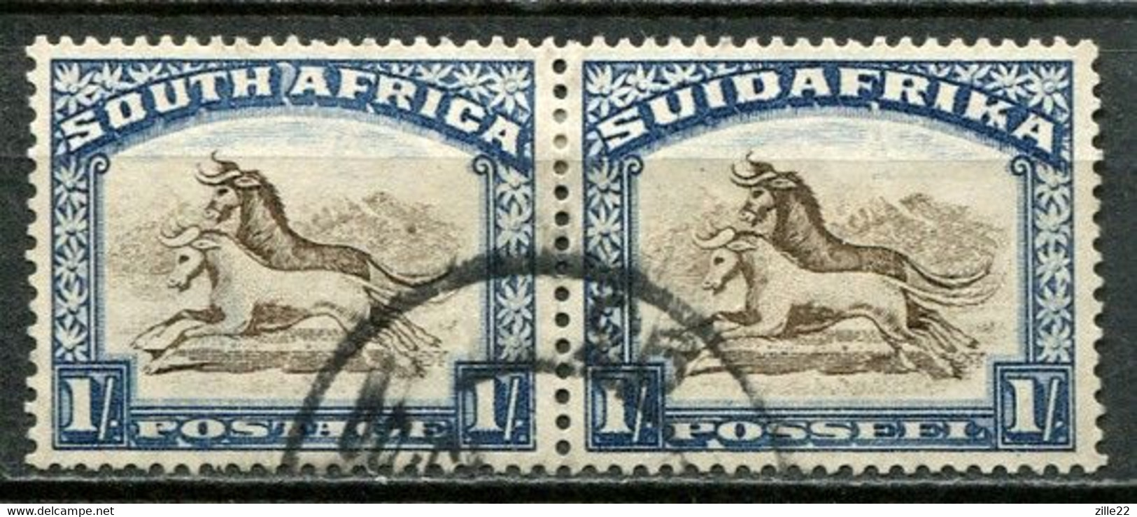 Union Of South Africa Südafrika Mi# 61-2 Gestempelt/used - Definitives Fauna Antelopes - Used Stamps