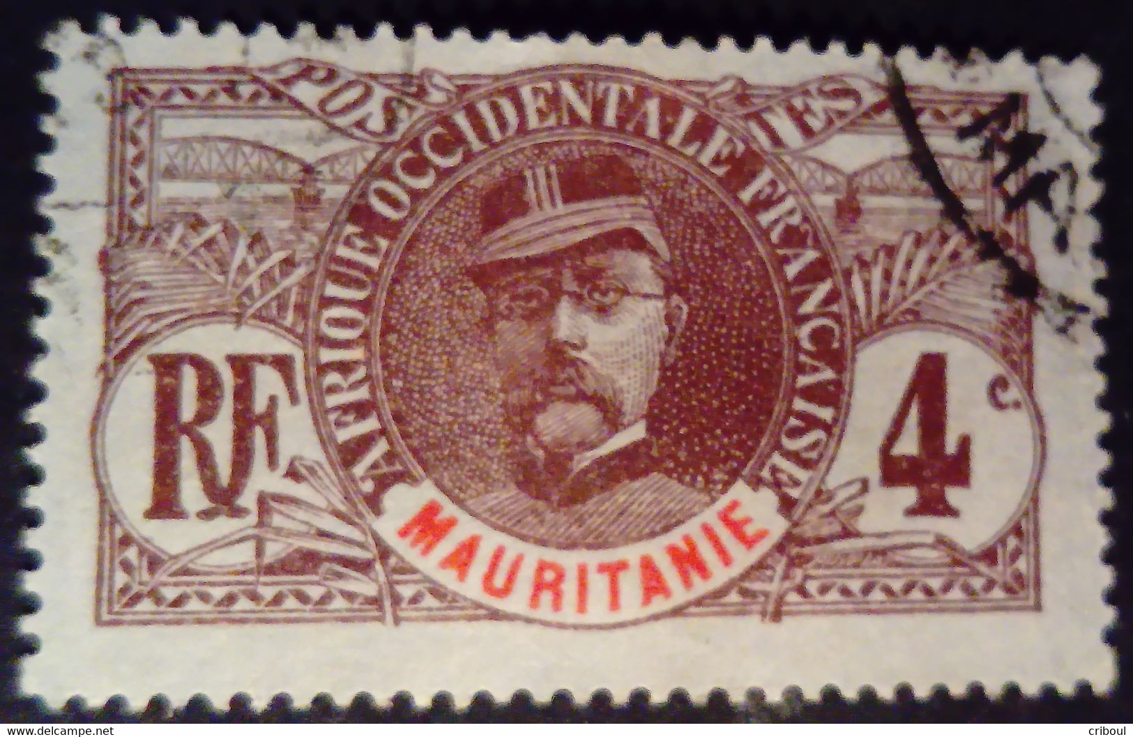 Mauritanie Mauritania 1906 Faidherbe Yvert 3 O Used - Oblitérés