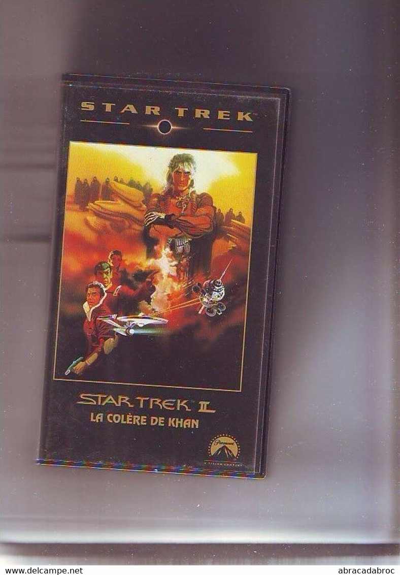 K7 Video VHS - Bon Etat - Star Trek II - La Vengeance De Khan - 108 Mn - Sciencefiction En Fantasy