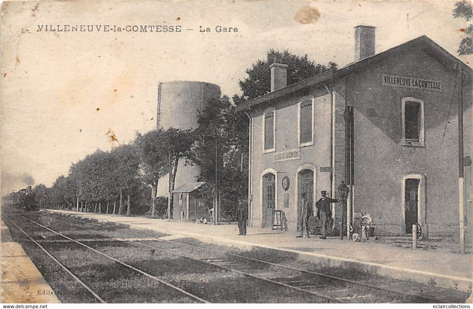 Villeneuve La Comtesse        17           Intérieur De La Gare        (voir Scan) - Otros & Sin Clasificación