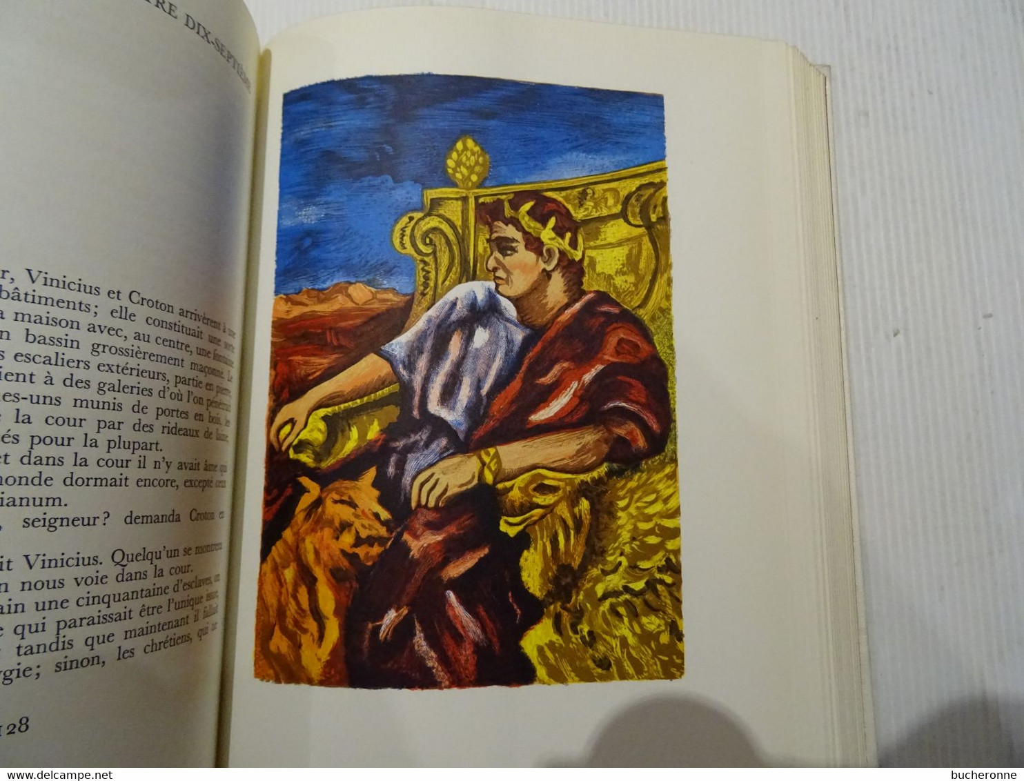Prix Nobel de littérature, 1905, quo vadis, Henryk Sienkiewicz couverture dessin de picasso 290 pages dédicasse & dessin