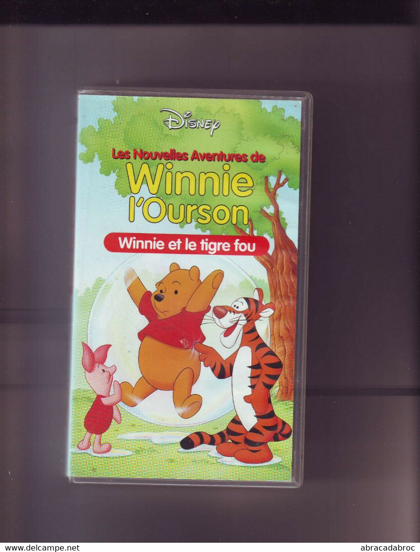 K7 Video Vhs Winnie L'ourson - Winnie Et Le Tigre Fou - Cartoons