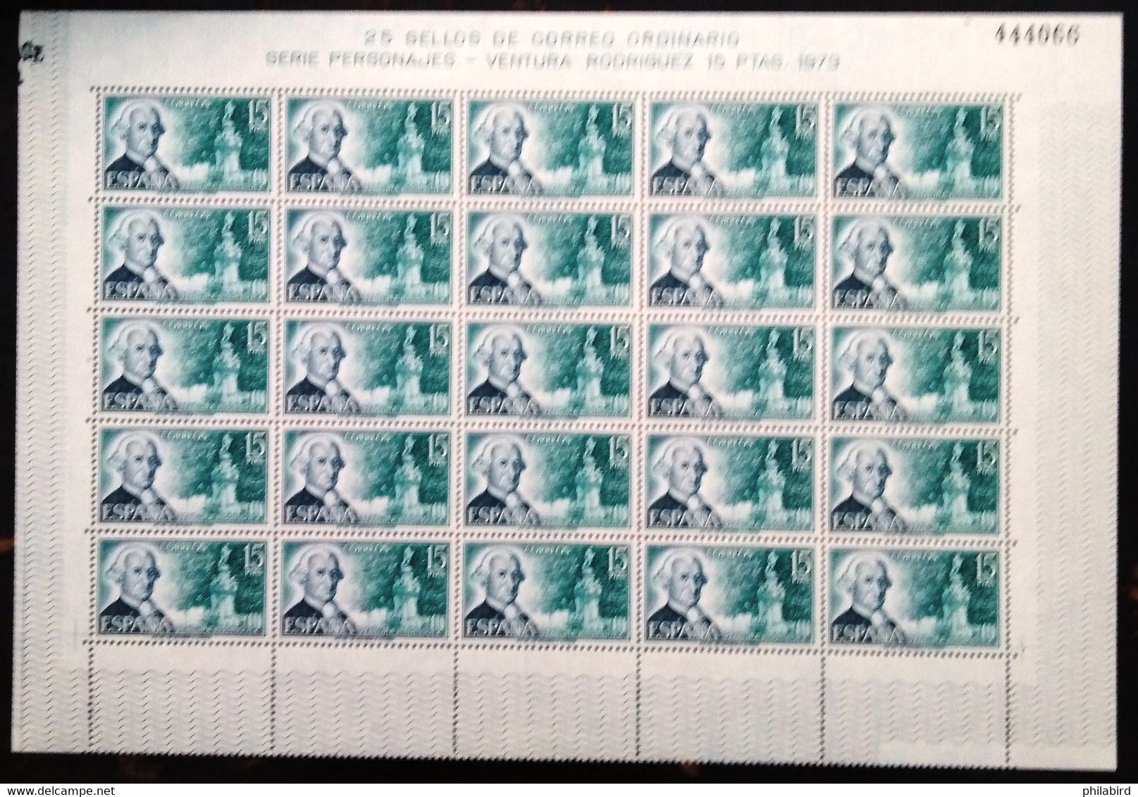 ESPAGNE                             N° 1773    1 Feuille De 25 Timbres                       NEUF** - Fogli Completi