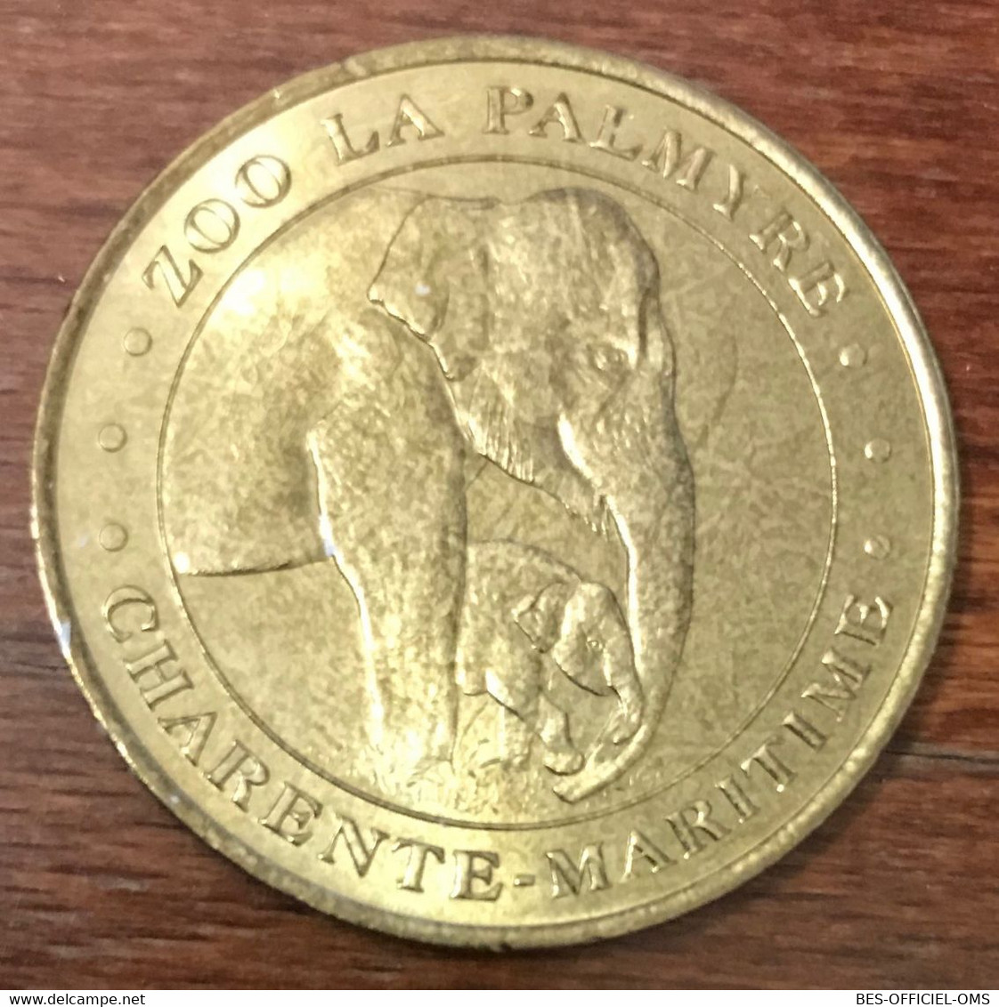 17 ZOO LA PALMYRE L'ÉLÉPHANT MDP 2001 MINI MÉDAILLE SOUVENIR MONNAIE DE PARIS JETON TOURISTIQUE MEDALS COINS TOKENS - 2001