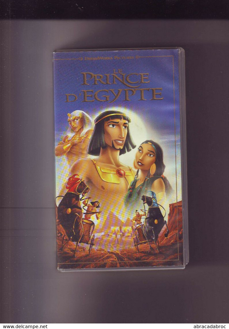 K7 Video VHS -- Le Prince D'Egypte - Dessin Animé Longue Durée - Dessins Animés