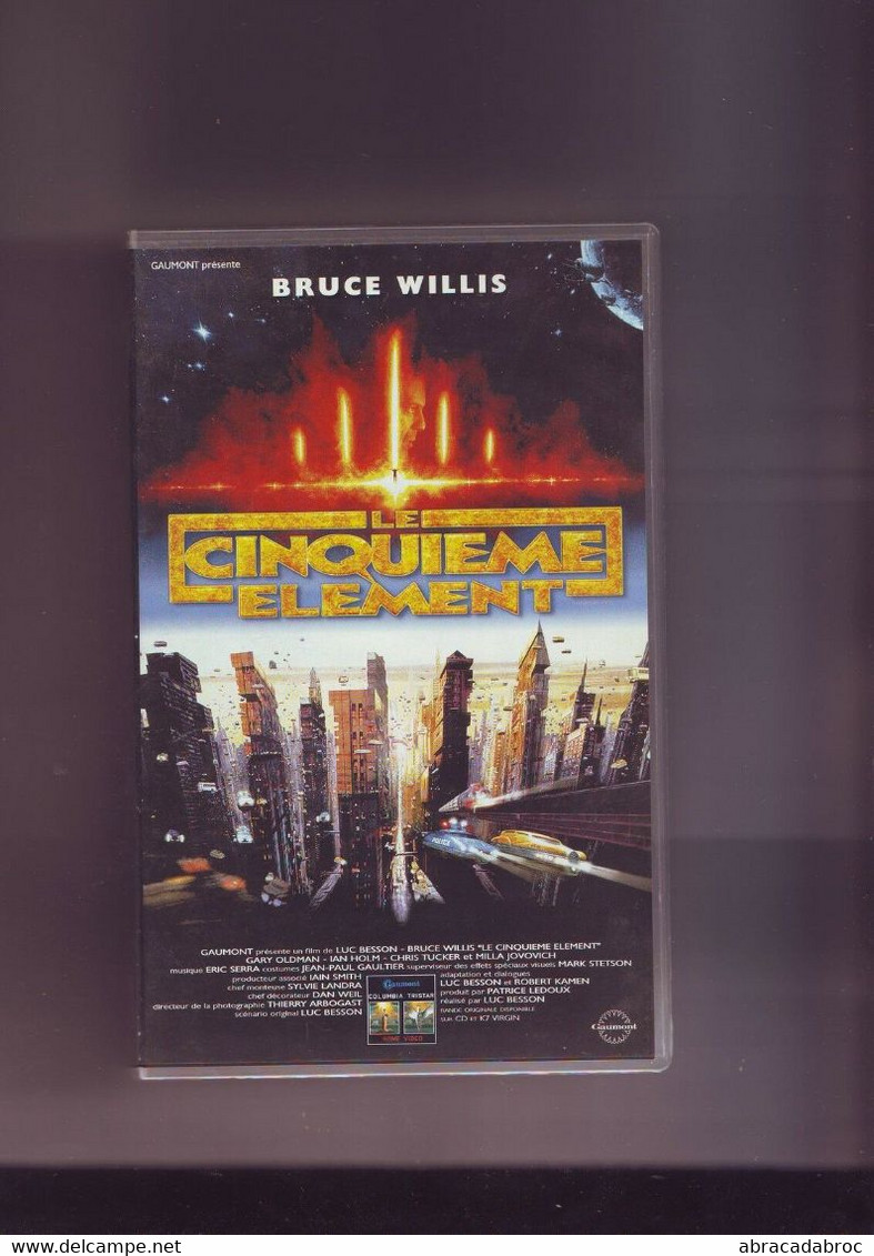 K7 Video Cassette : Le Cinquieme Element / Besson - Sci-Fi, Fantasy