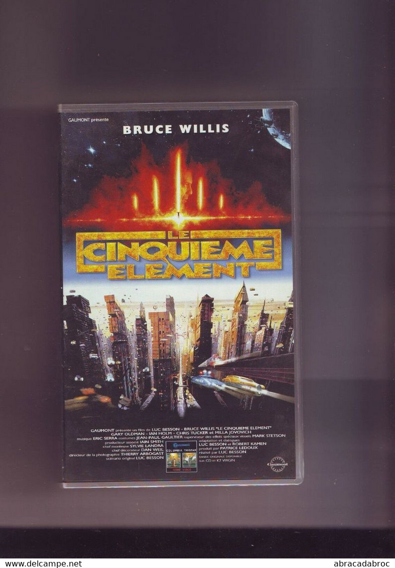 K7 Video Cassette : Le Cinquieme Element / Besson - Fantascienza E Fanstasy