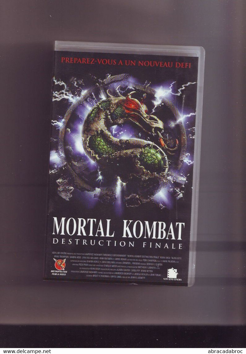 K7 Cassette Video Mortal Kombat Destruction Finale - Fantascienza E Fanstasy