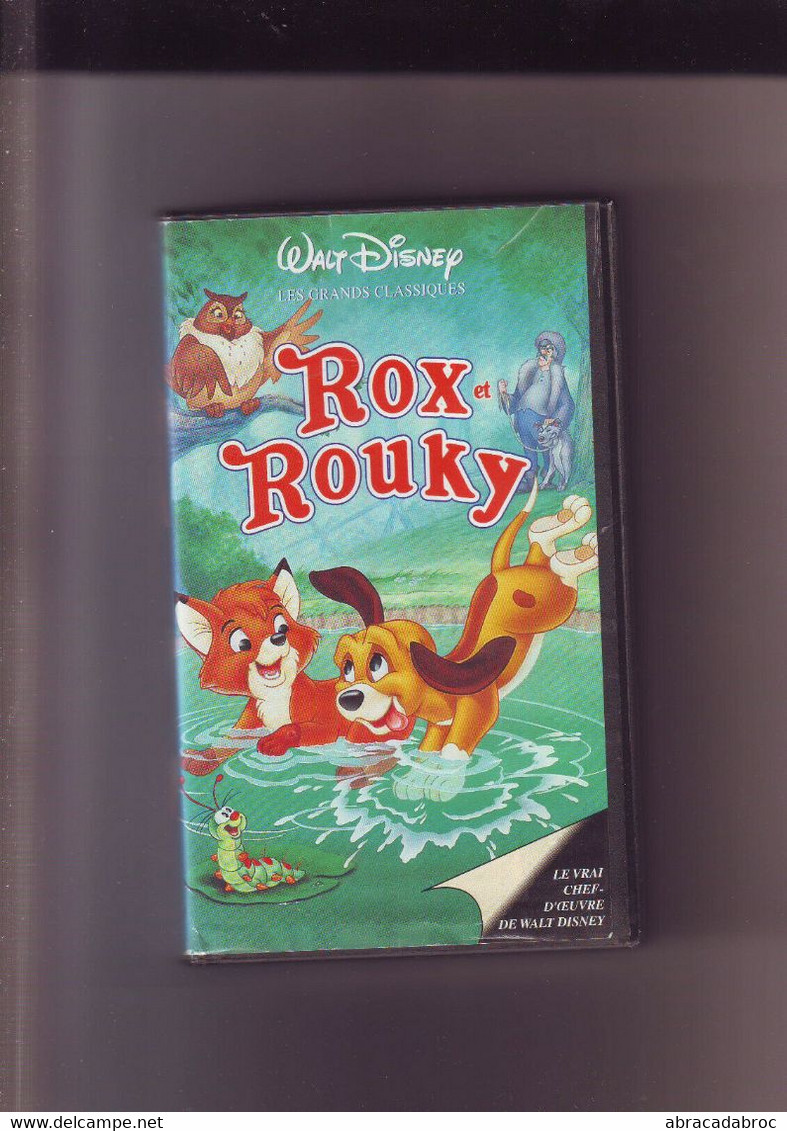 K7 Video VHS -- Rox Et Rouky - Vhs - Secam - Hifi Stereo - Walt Disney - - Cartoni Animati