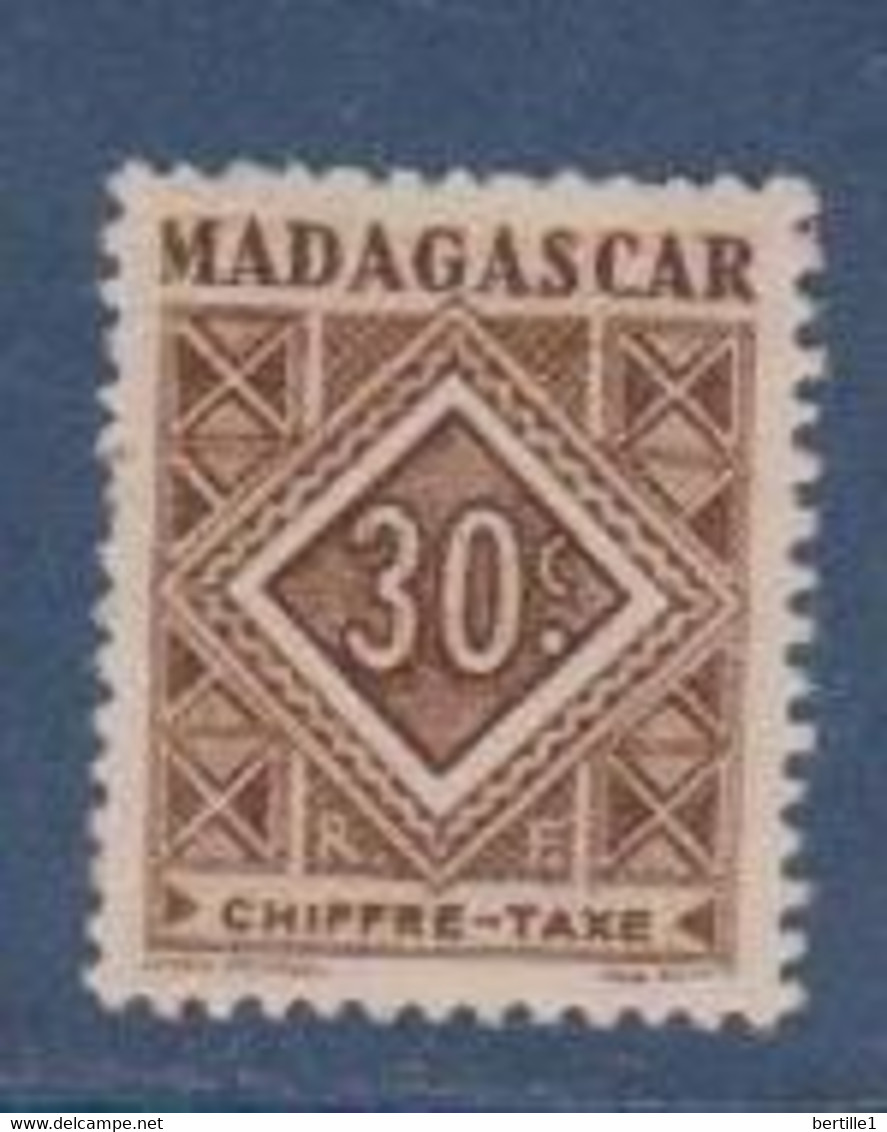 MADAGASCAR       N°  YVERT    TAXE  32      NEUF SANS CHARNIERE      ( NSCH  1/33 ) - Portomarken