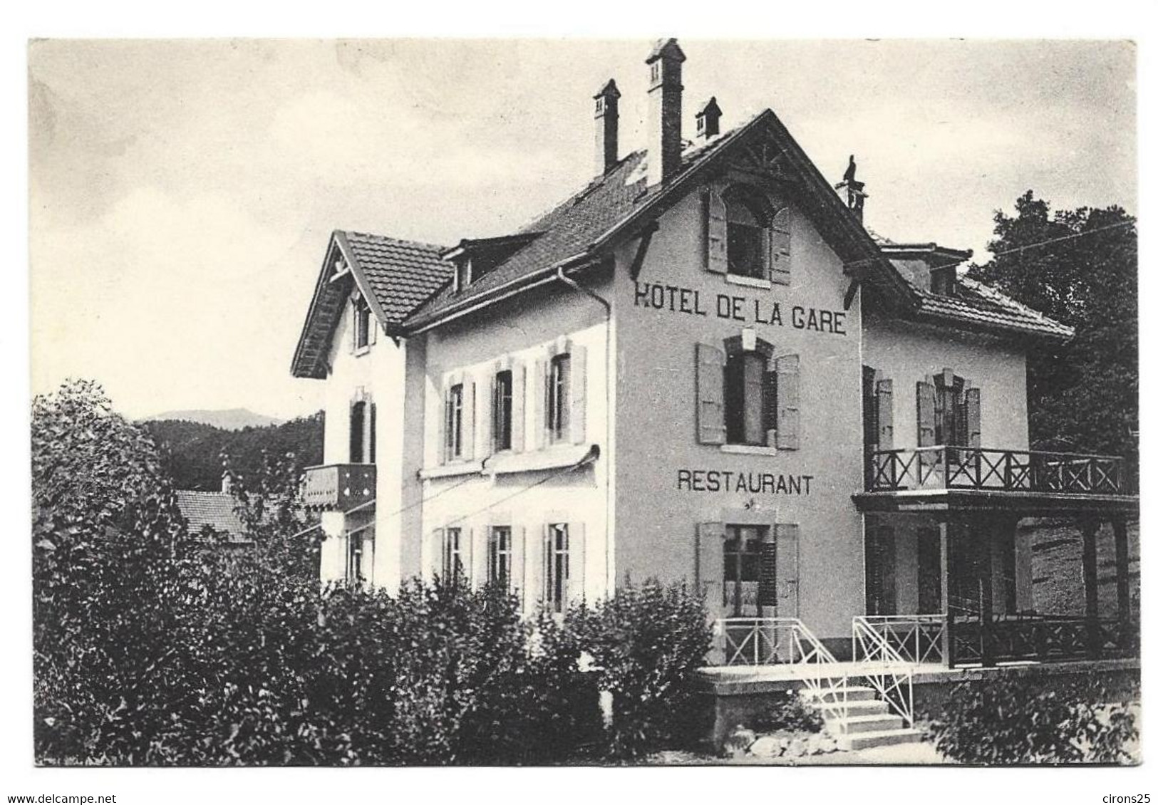 SUISSE NE Montmollin Pension De La Gare - Montmollin