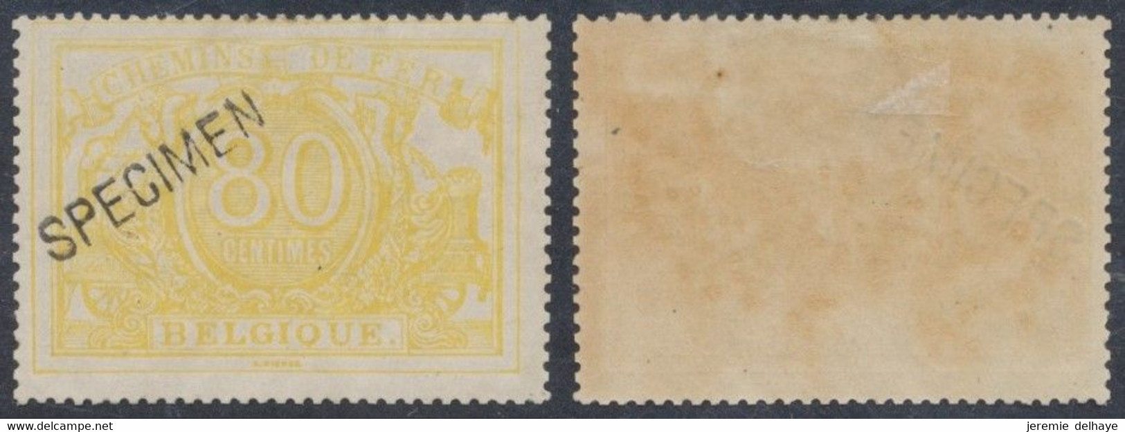 Chemin De Fer - TR12* Neuf Charniéré (MH) + Surcharge SPECIMEN En Noir - Mint