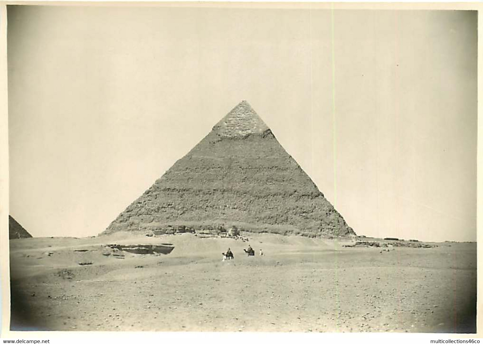 241120 - PHOTO Années 1920 - EGYPTE La Pyramide De GIZEH Chameau - Gizeh