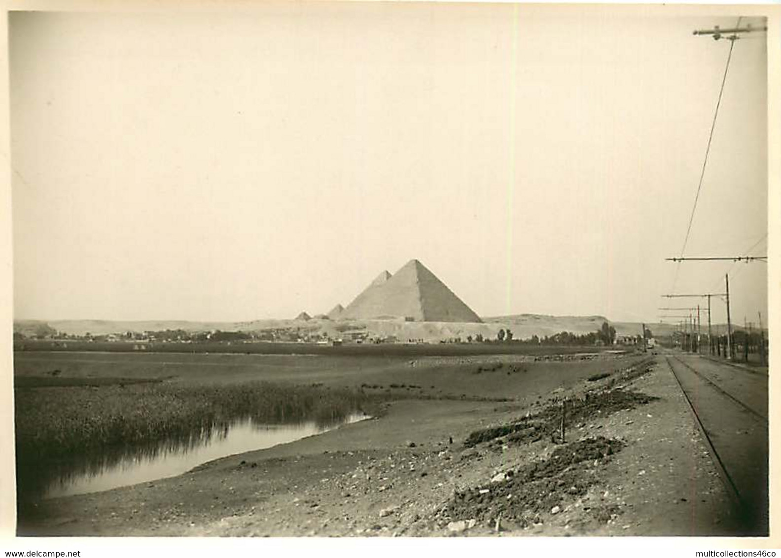 241120 - PHOTO Années 1920 - EGYPTE Les Pyramides - Gizeh