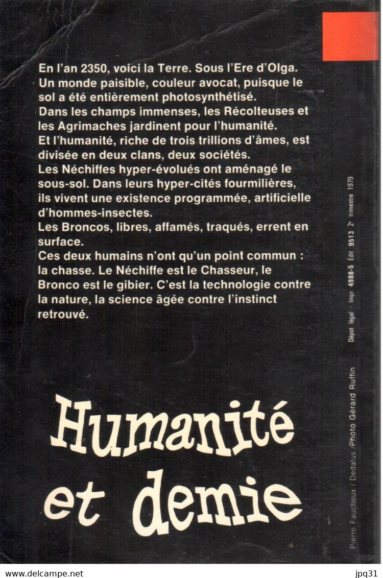 T.J. Bass - Humanité Et Demie - Livre De Poche 7042 - Livre De Poche