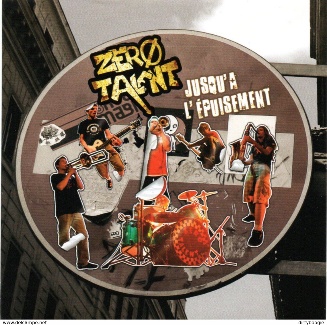 ZERO TALENT - Jusqu'à L'épuisement - CD - SKA PUNK - Punk