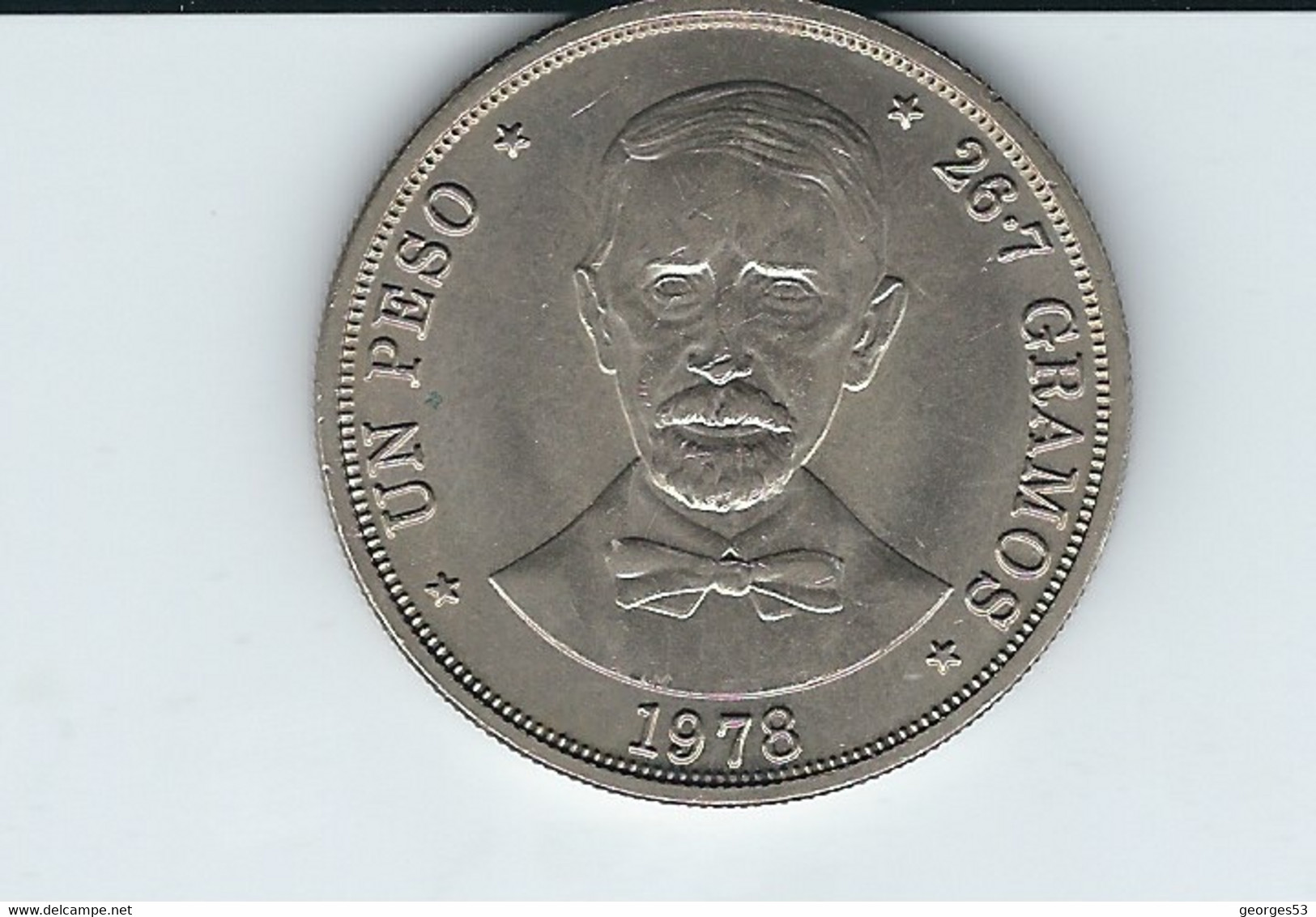 REPUBLIQUE DOMINICAINE  1 PESO    1978 - Dominicaine