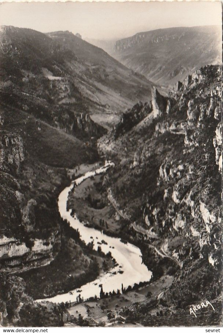 LES GORGES DU TARN. - Le Point Sublime. CPM Tour Dentelé Pas Courante - Gorges Du Tarn