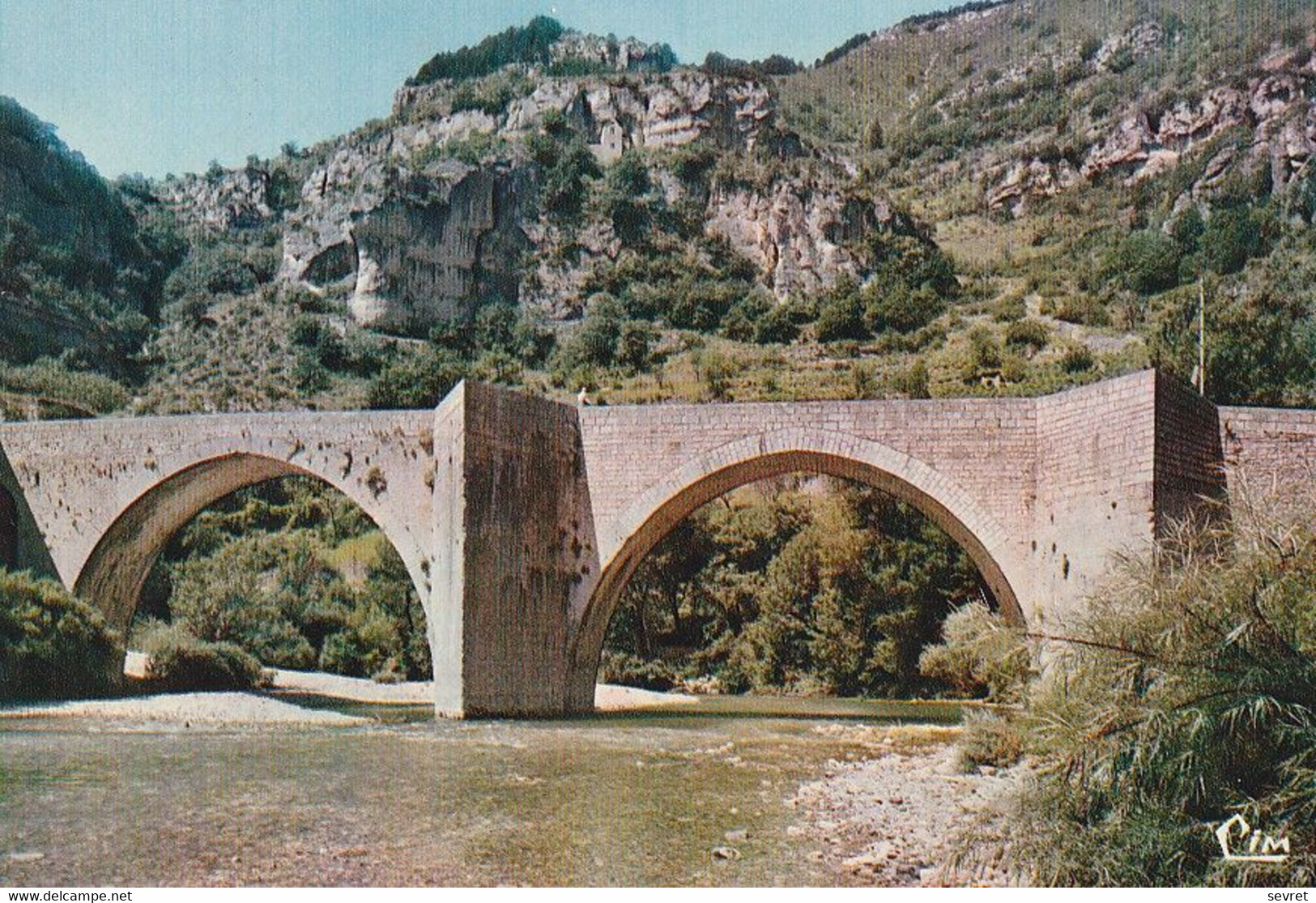 STE ENIMIE. - Le Pont Sur Le Tarn Et La Chapelle De L'Ermitage . CPM - Other & Unclassified