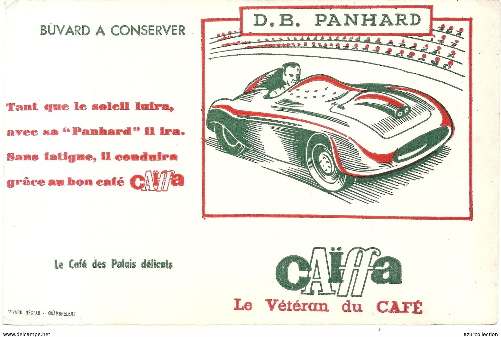 D.B PANHARD . CAFE CAIFFA - Automobil