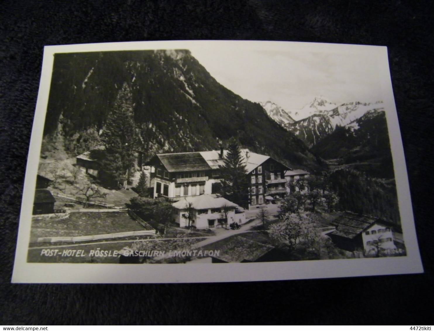 CPA - Autriche - Gaschurn - Post Hotel Rössle - Montafon - 1940 - SUP - (EE 20) - Gaschurn