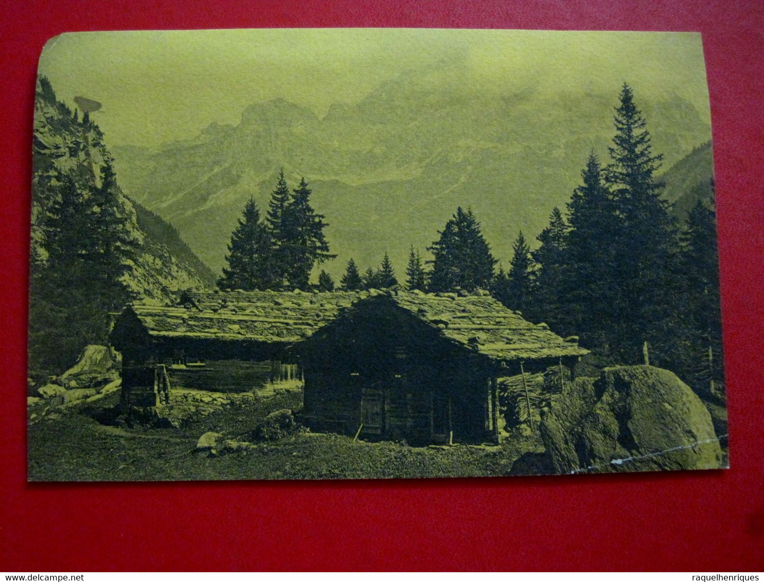 CPA SWITZERLAND - SCHWEIZER - 579 - ALP - HUTTEN - PHOTO (IT#2179) - Hütten