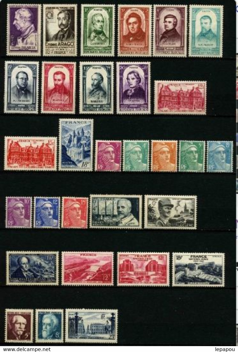 France 1948 - Année Complète Soit 30 Timbres - Qualité Luxe ** MNH - 1940-1949