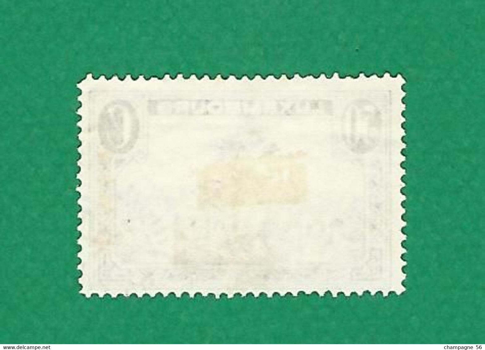 LUXEMBOURG POSTE AÉRIENNE 1931 / 1933 N° 1 VUE DE LA VILLE LUXEMBOURG 50 C VERT OBLITÉRÉ  CHARNIÈRE  LUXEMBOURG - Used Stamps