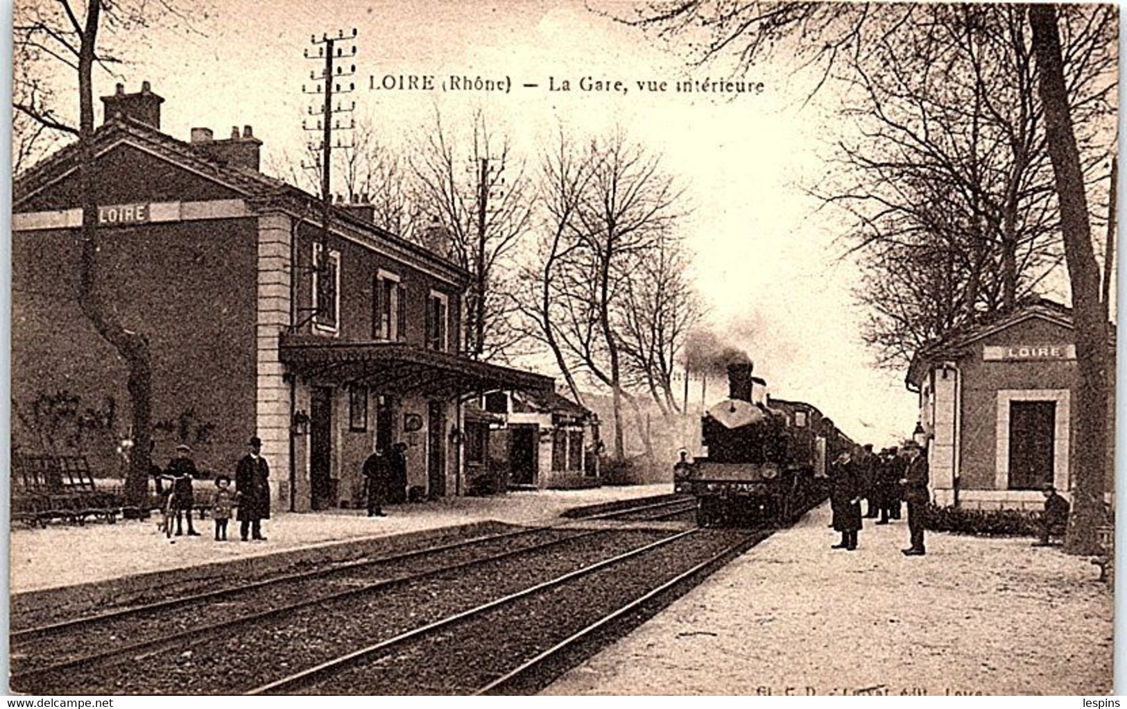 69 - LOIRE --  La Gare , Vue Intérieure - Loire Sur Rhone